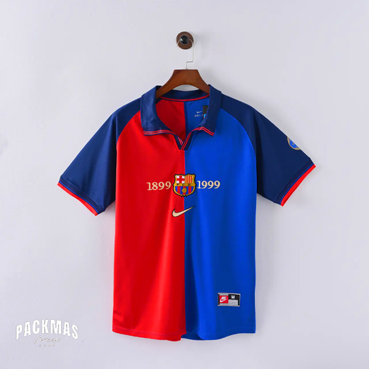 FC Barcelona Local Versión Retro Manga Corta | Temporada 88-99