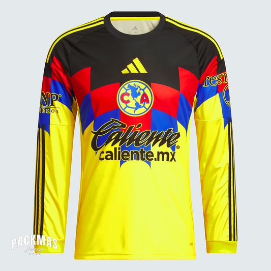 Club America Local Versión Fan Manga Larga | Temporada 25-26